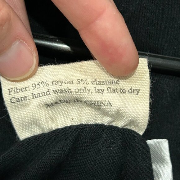 Winter Lennon Womens Black Ruffle Hem Sleeveless Slip Dress Size L Chic Flirty - Picture 5 of 10